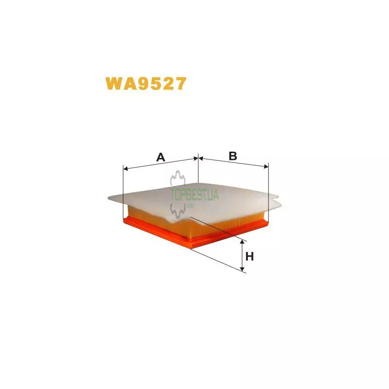 WA9527 Фільтр повітряний [WIX]