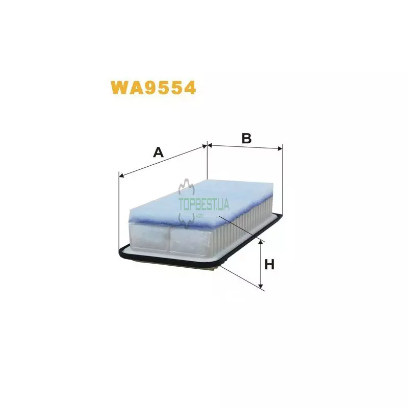 WA9554 Фільтр повітряний [WIX]