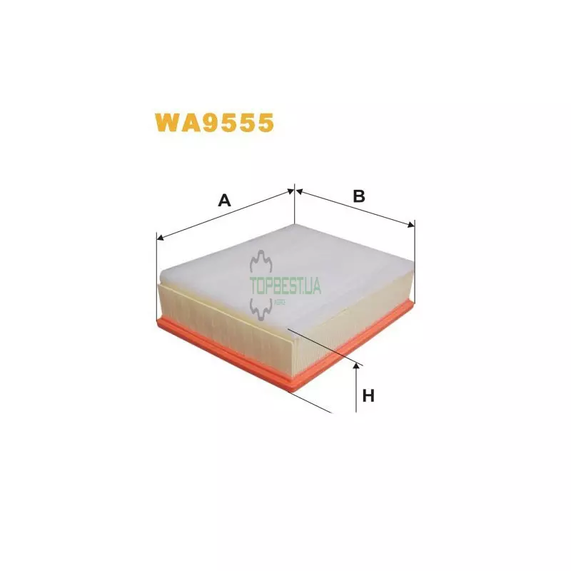 WA9555 Фільтр повітряний [WIX]