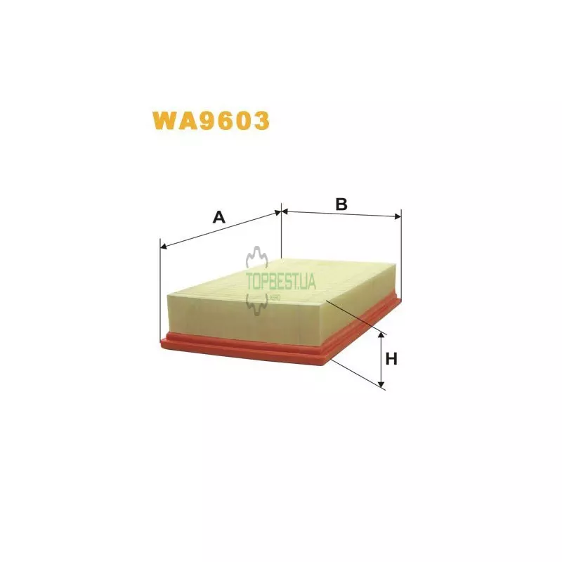 WA9603 Фільтр повітряний [WIX]