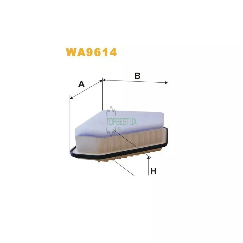 WA9614 Фільтр повітряний [WIX]