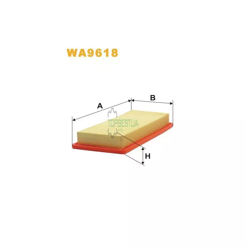 WA9618 Фільтр повітряний [WIX]