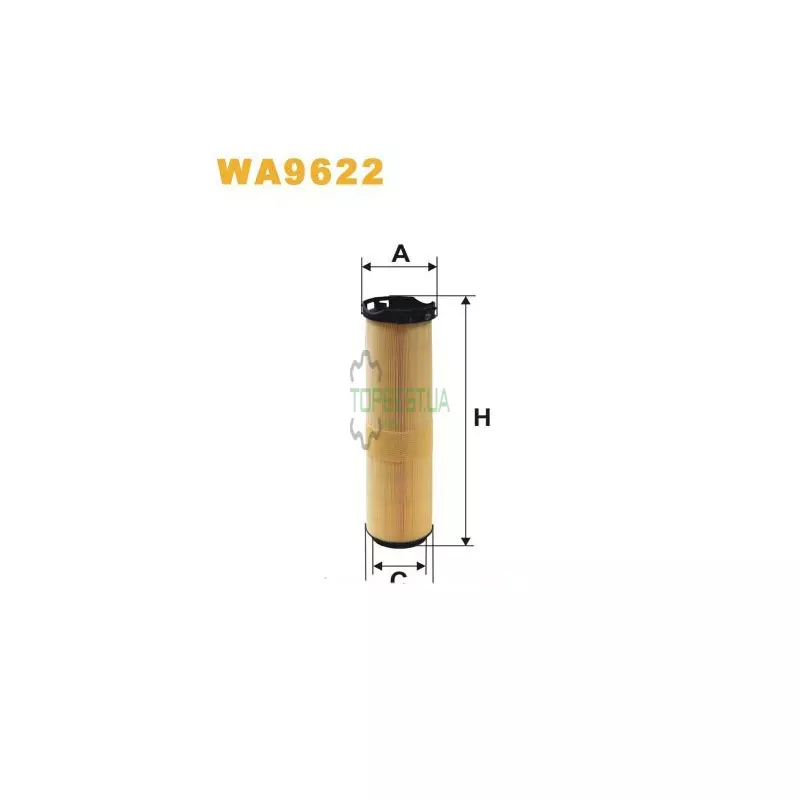 WA9622 Фільтр повітряний [WIX]