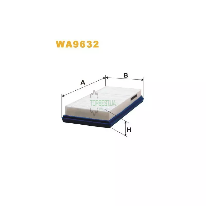 WA9632 Фільтр повітряний [WIX]