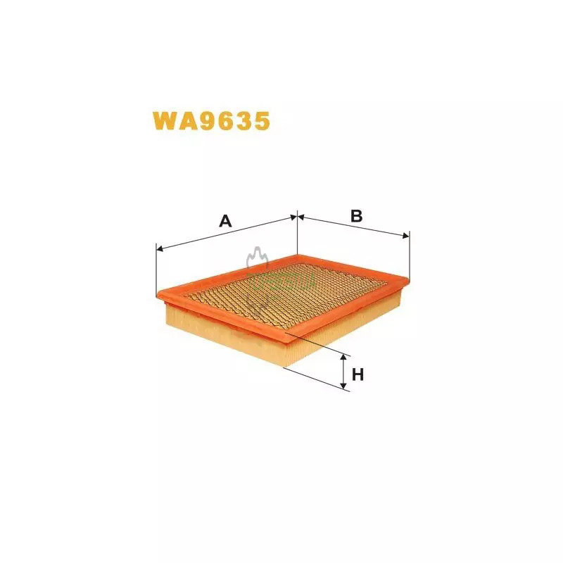 WA9635 Фільтр повітряний [WIX]