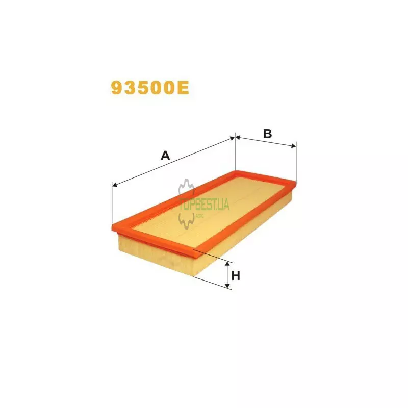 93500E Фільтр салону (фільтр кабіни) [WIX]