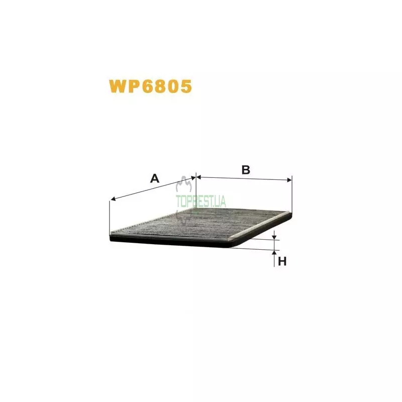 WP6805 Фільтр салону (фільтр кабіни) [WIX]