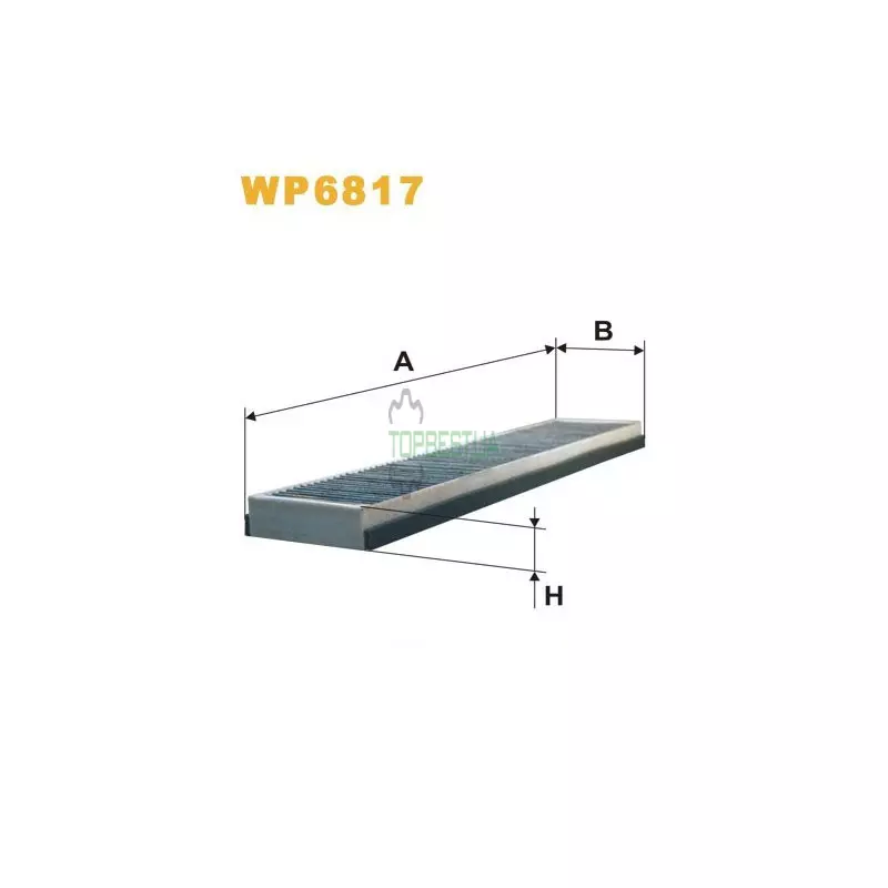 WP6817 Фільтр салону (фільтр кабіни) [WIX]