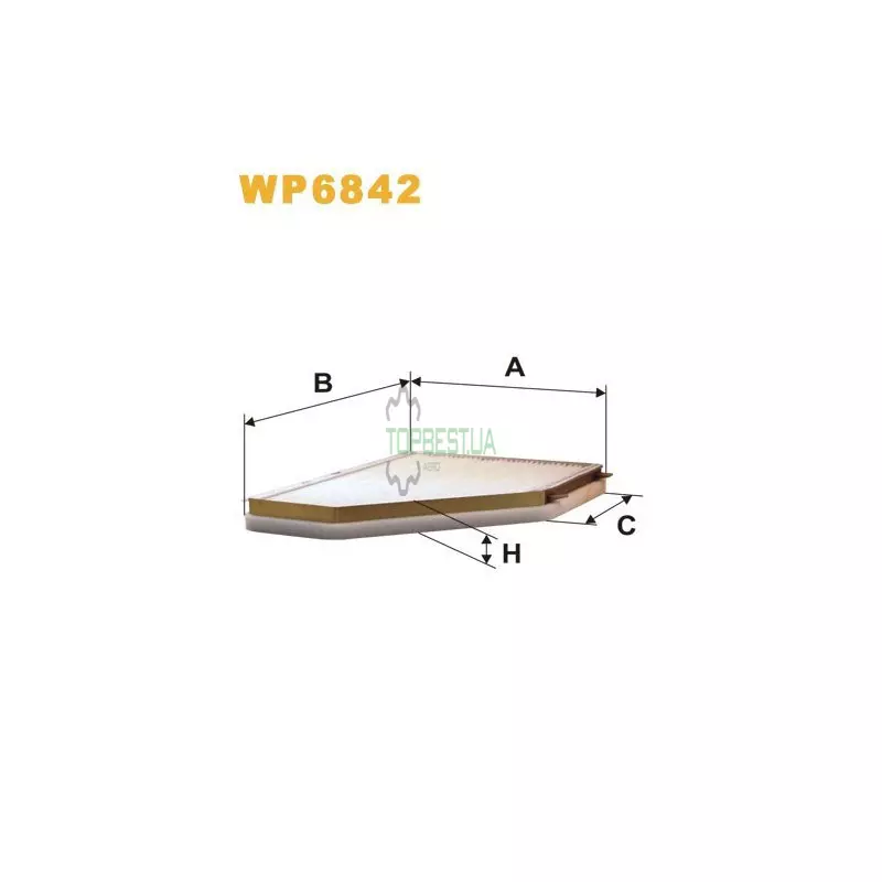WP6842 Фільтр салону (фільтр кабіни) [WIX]