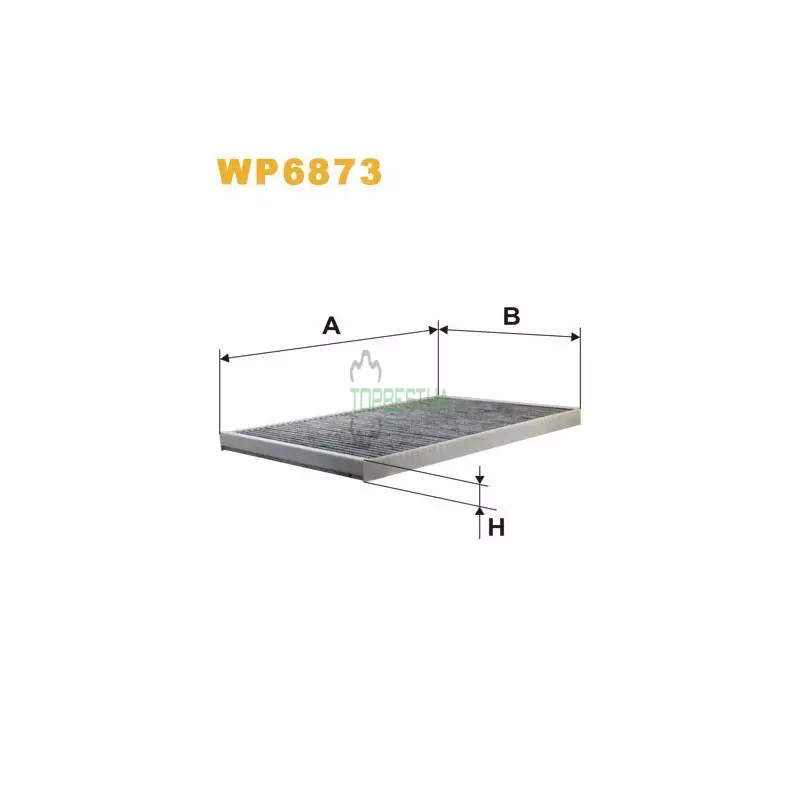 WP6873 Фільтр салону (фільтр кабіни) [WIX]