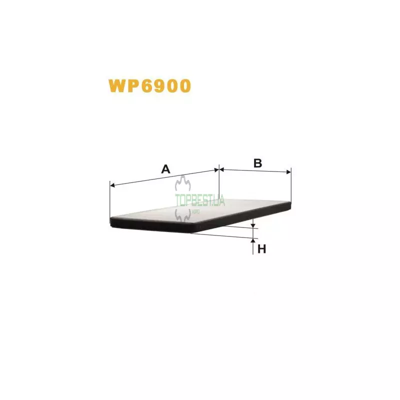 WP6900 Фільтр салону (фільтр кабіни) [WIX]