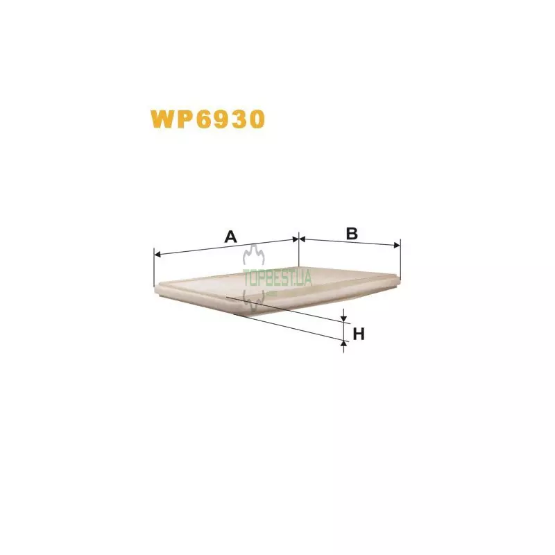 WP6930 Фільтр салону (фільтр кабіни) [WIX]