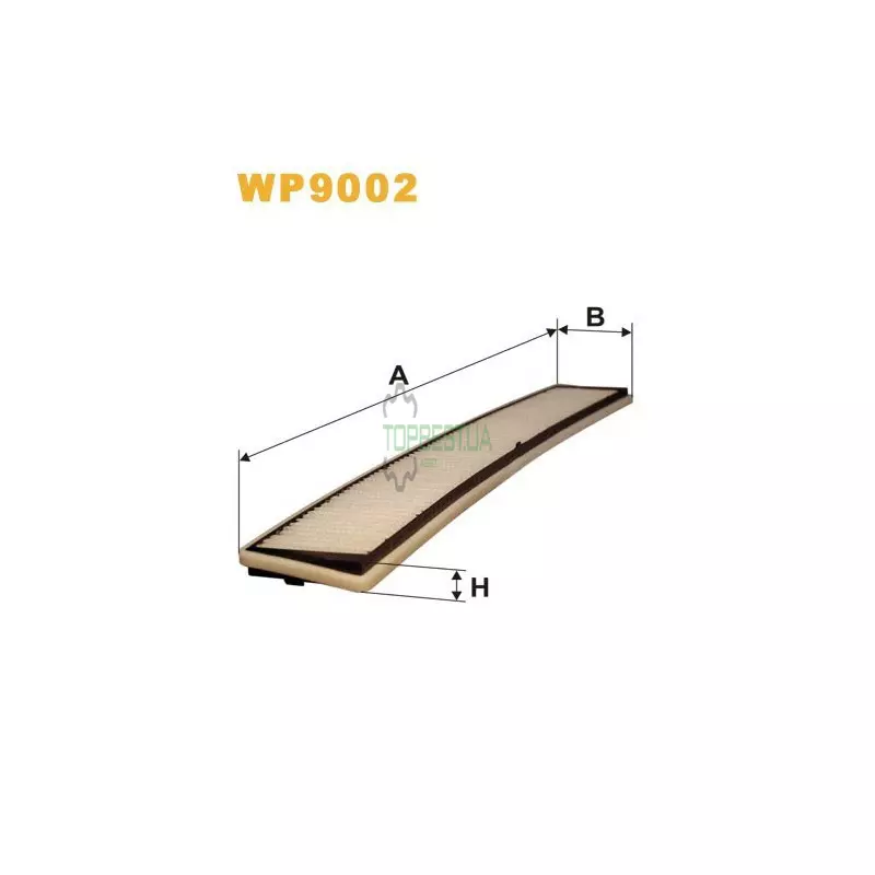 WP9002 Фільтр салону (фільтр кабіни) [WIX]