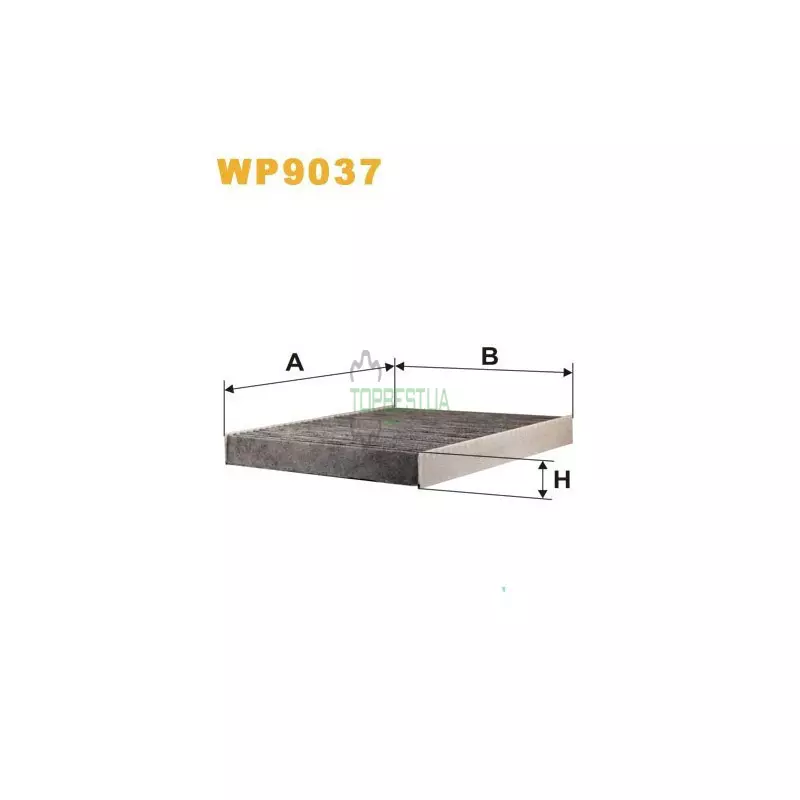 WP9037 Фільтр салону (фільтр кабіни) [WIX]
