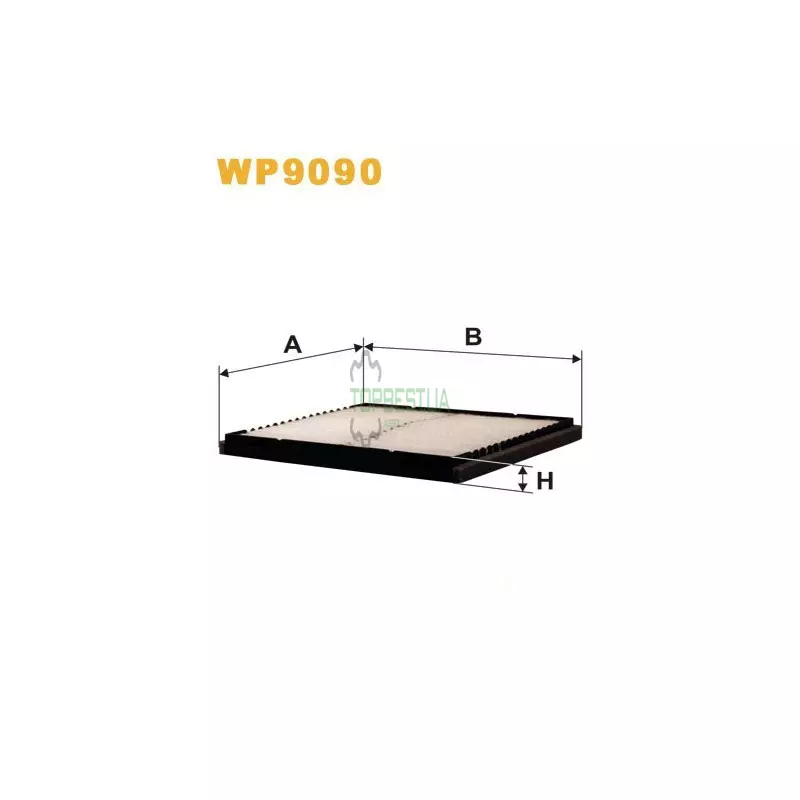WP9090 Фільтр салону (фільтр кабіни) [WIX]