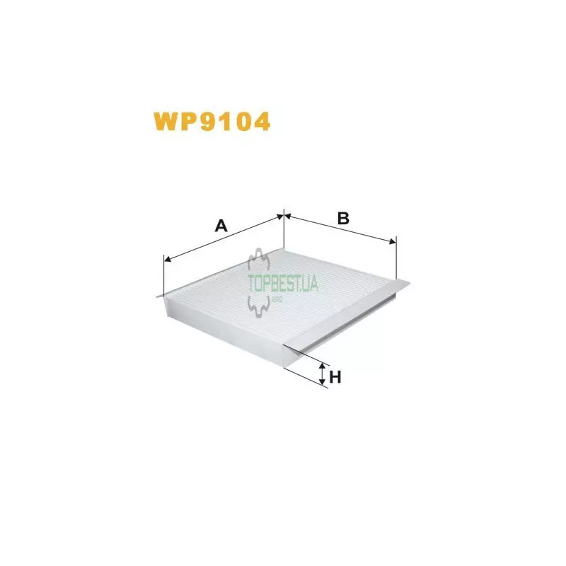 WP9104 Фільтр салону (фільтр кабіни) [WIX]