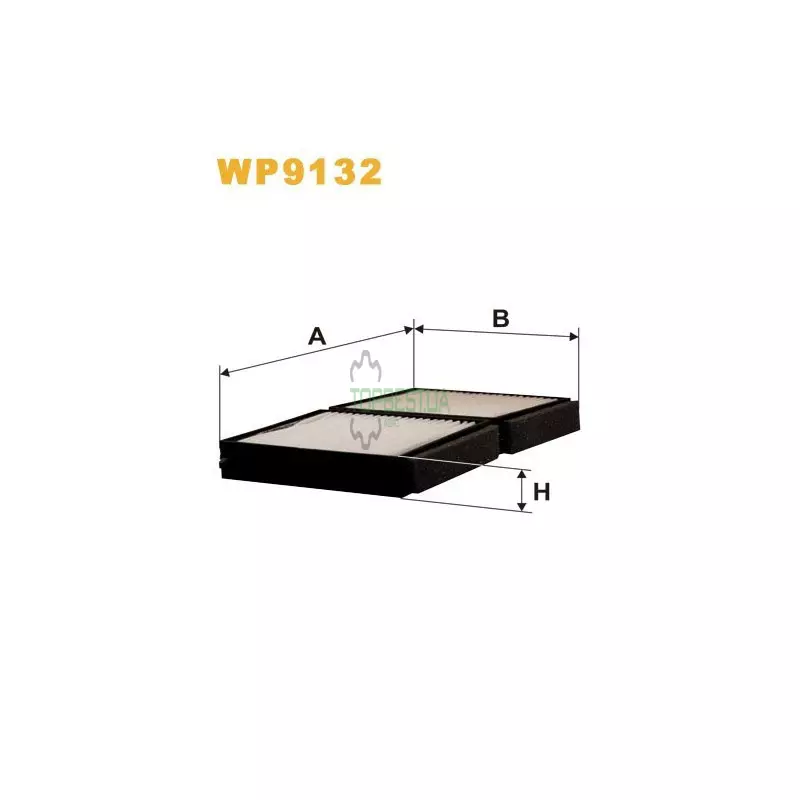 WP9132 Фільтр салону (фільтр кабіни) [WIX]