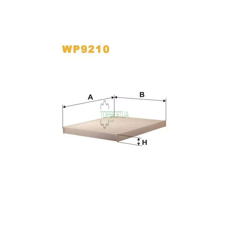 WP9210 Фільтр салону (фільтр кабіни) [WIX]