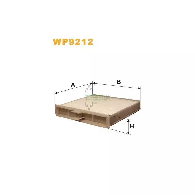 WP9212 Фільтр салону (фільтр кабіни) [WIX]