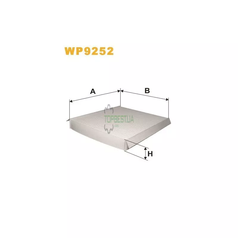 WP9252 Фільтр салону (фільтр кабіни) [WIX]