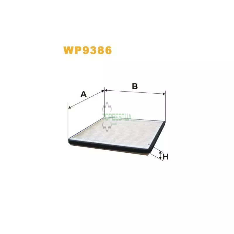 WP9386 Фільтр салону (фільтр кабіни) [WIX]