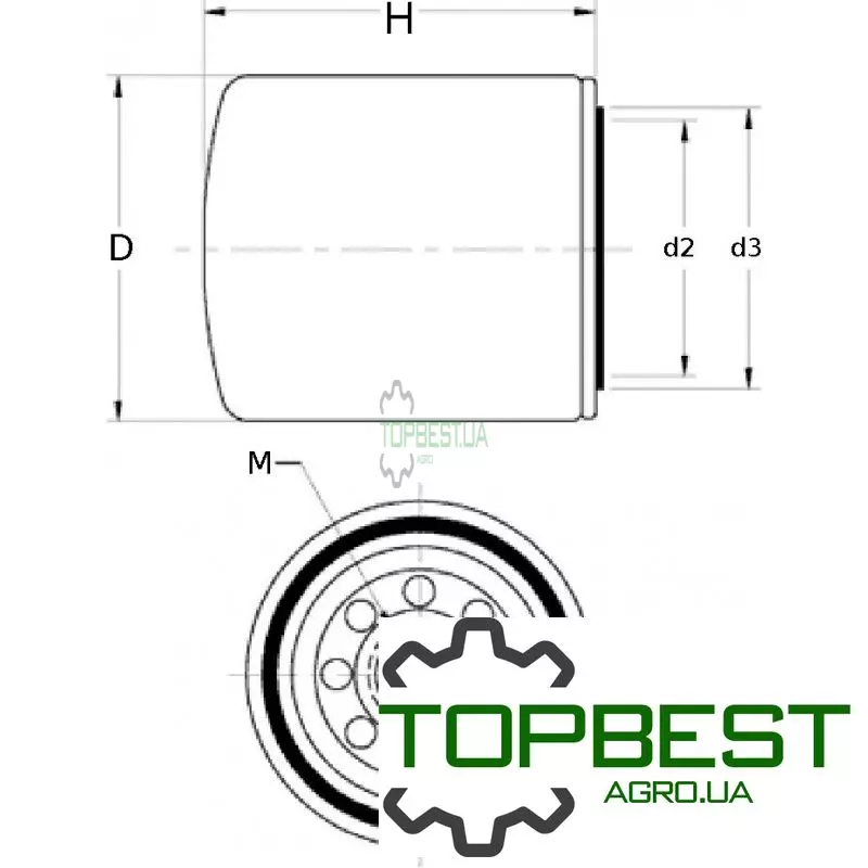P554071 Фільтр системи охолодження  [Donaldson]