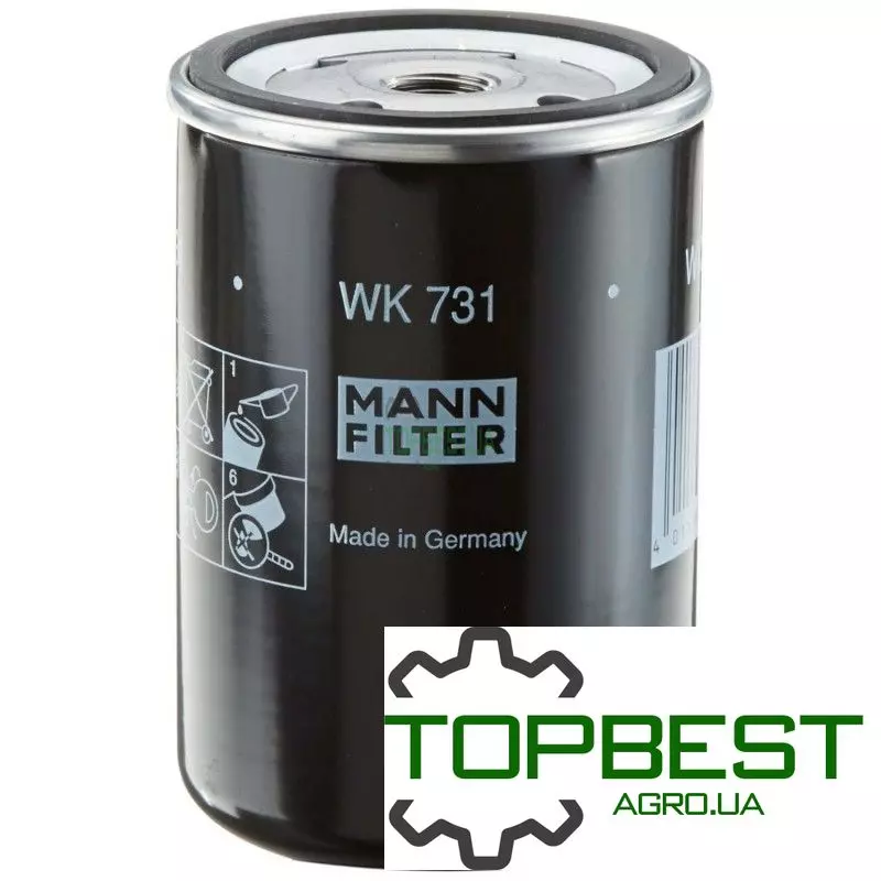 WK731 Фільтр паливний [MANN]