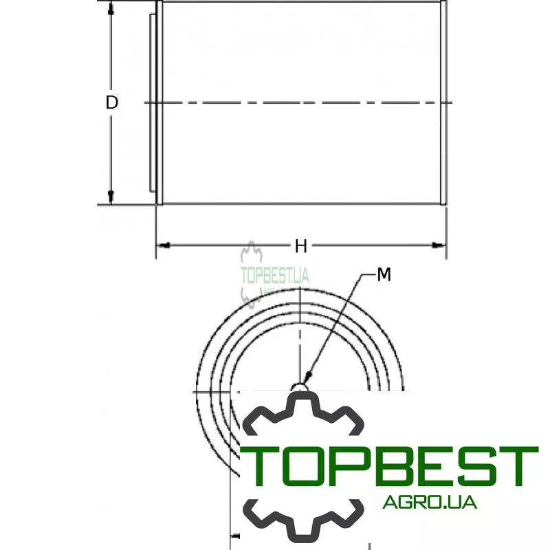 P181034 Фільтр повітряний 42119 [WIX]