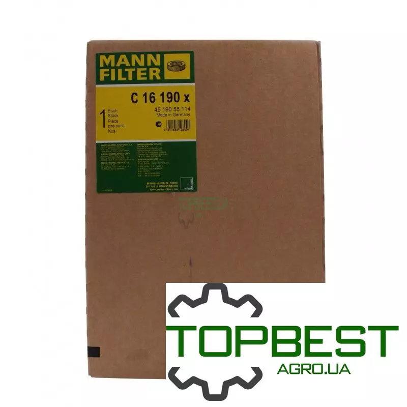 C16190x Фільтр повітряний [MANN]