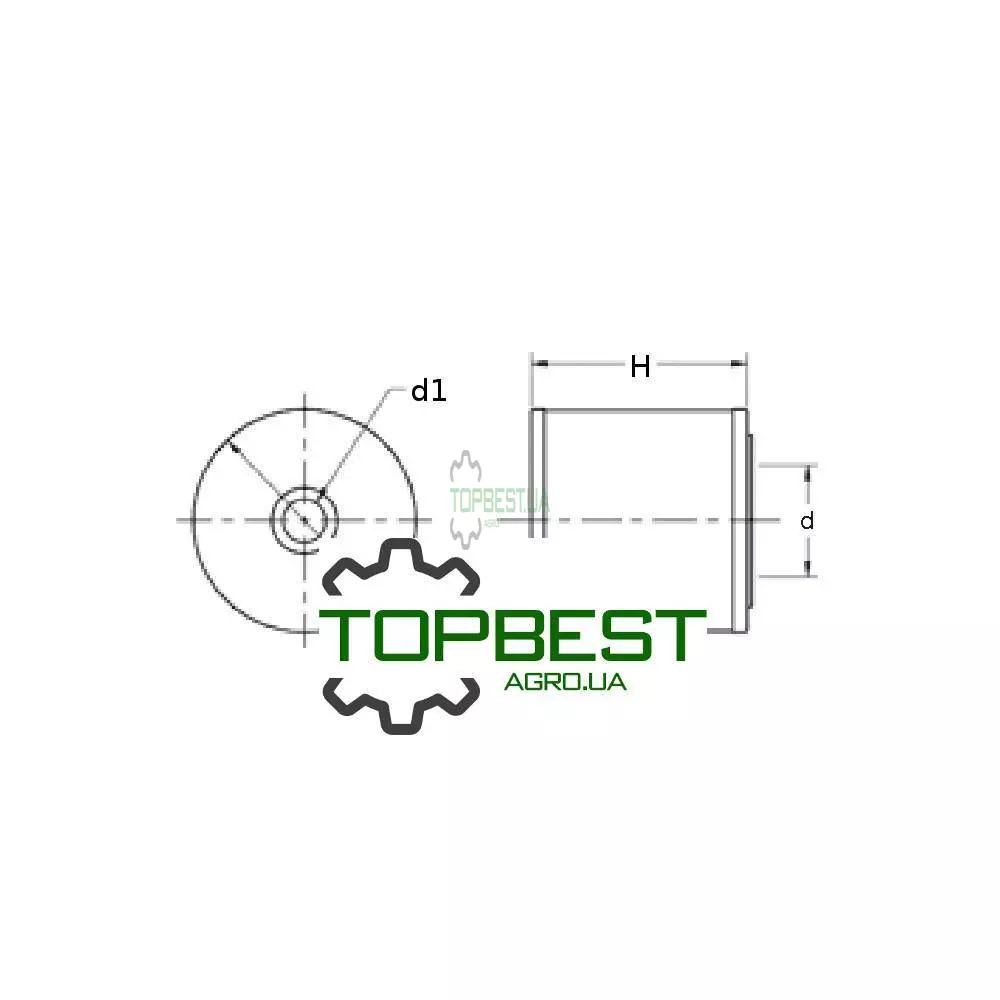 AH115833 Фільтр повітряний [MANN]