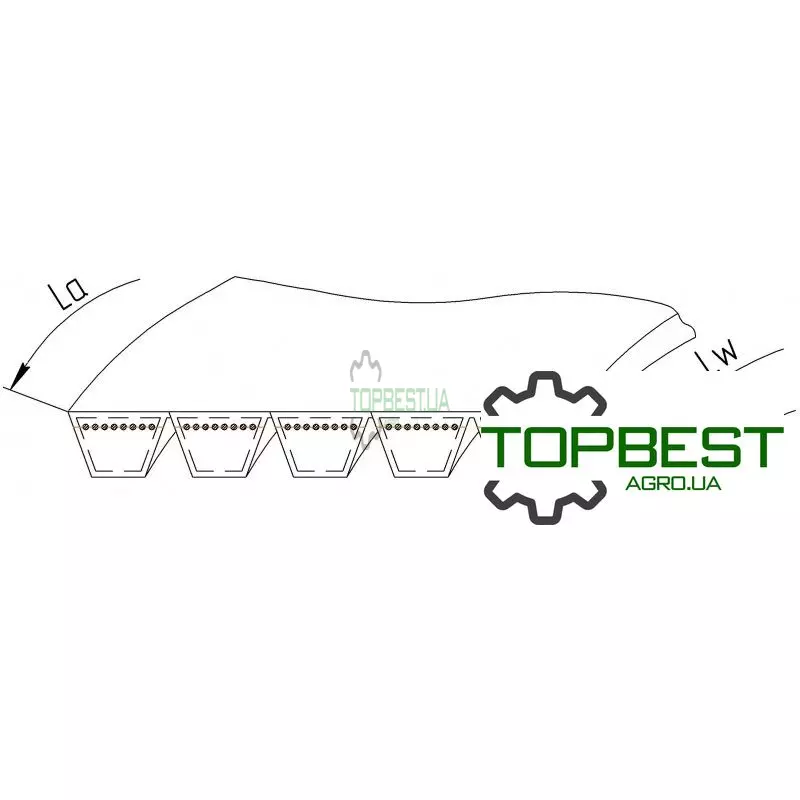 226328 Ремінь багатоклиновий 0226328 [Gates Agri]