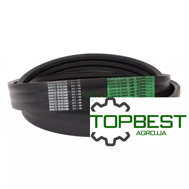 1145630 Ремінь багатоклиновий 3RHB137 [Carlisle]