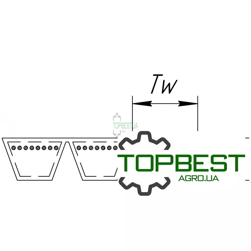 Z46222 Ремінь багатоклиновий [Roflex Joined]