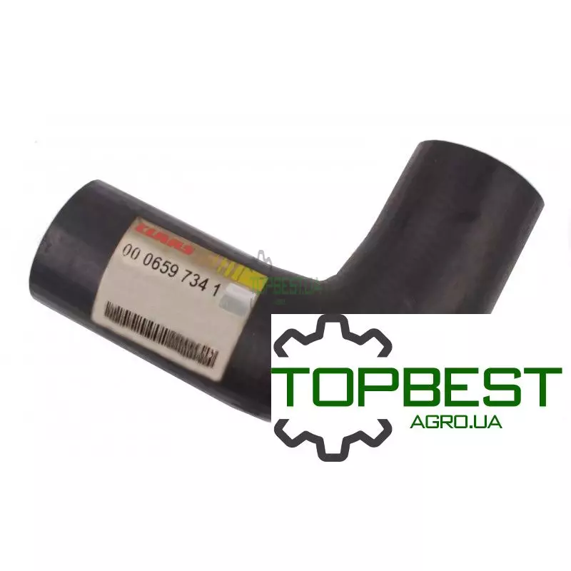659734 Патрубок системи охолодження двигуна гумовий комбайна Class [Original]