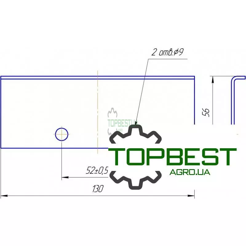 605449 Підкладка скребка транспортера Claas