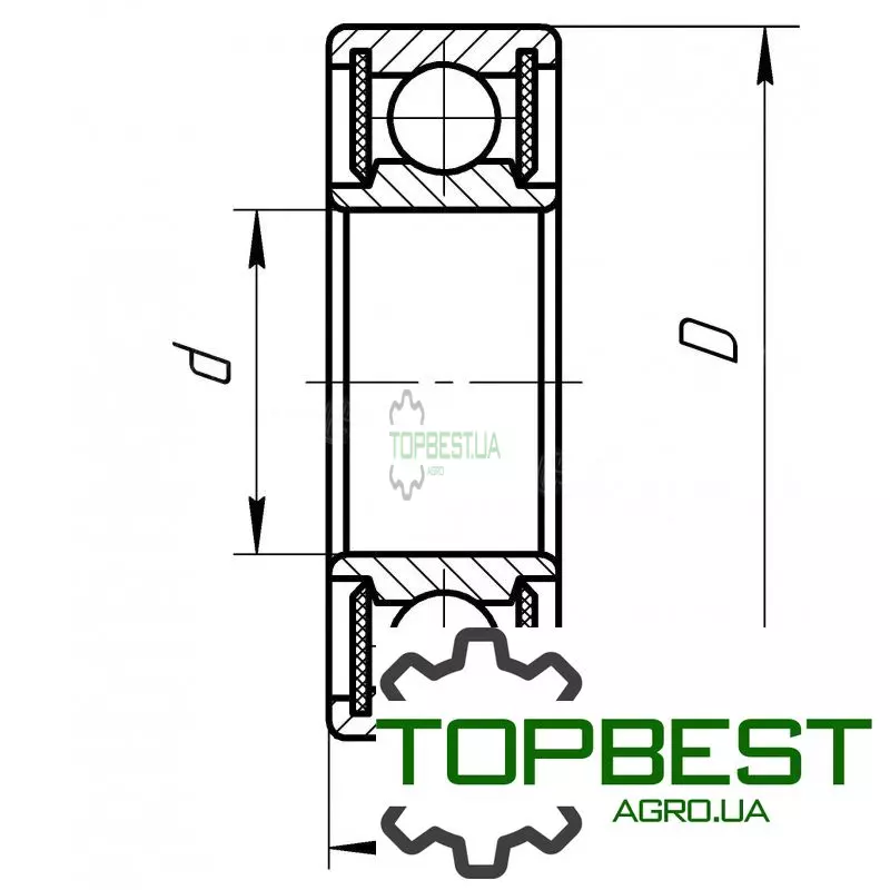 0002130540 Підшипник кульковий Claas - [FAG]