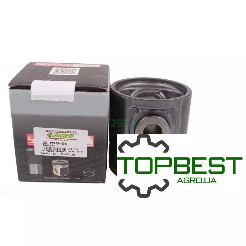 U5LH0003 Поршень з пальцем двигуна Perkins (3 кільця), [Sonne]