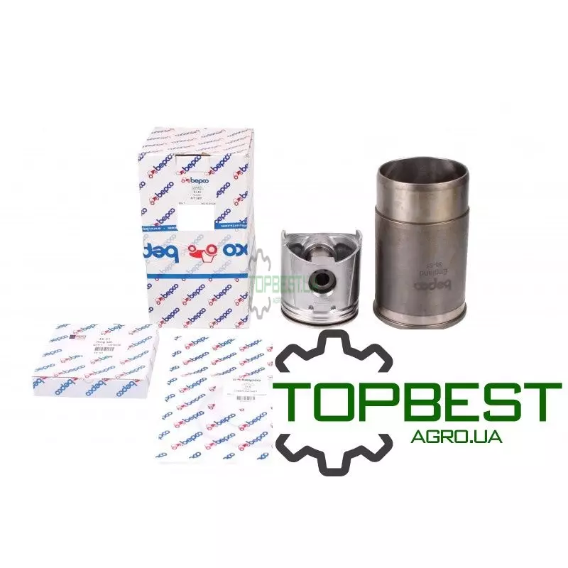 AR89753 Поршнекомплект двигуна John Deere, (3 кільця), [Bepco]