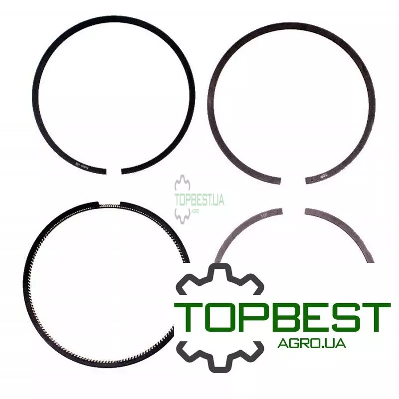 02233074 Поршневі кільця двигуна Deutz, (4 кільця), [Bepco]