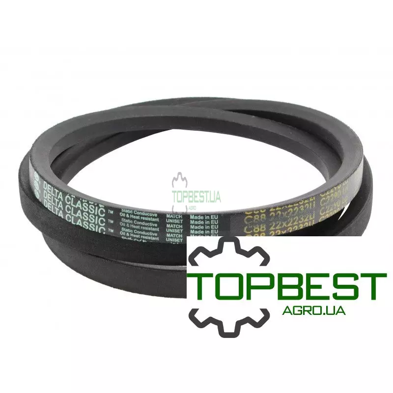 Z33368 Привідний клиновий ремінь с-2290 (C88) Delta Classic [Gates]