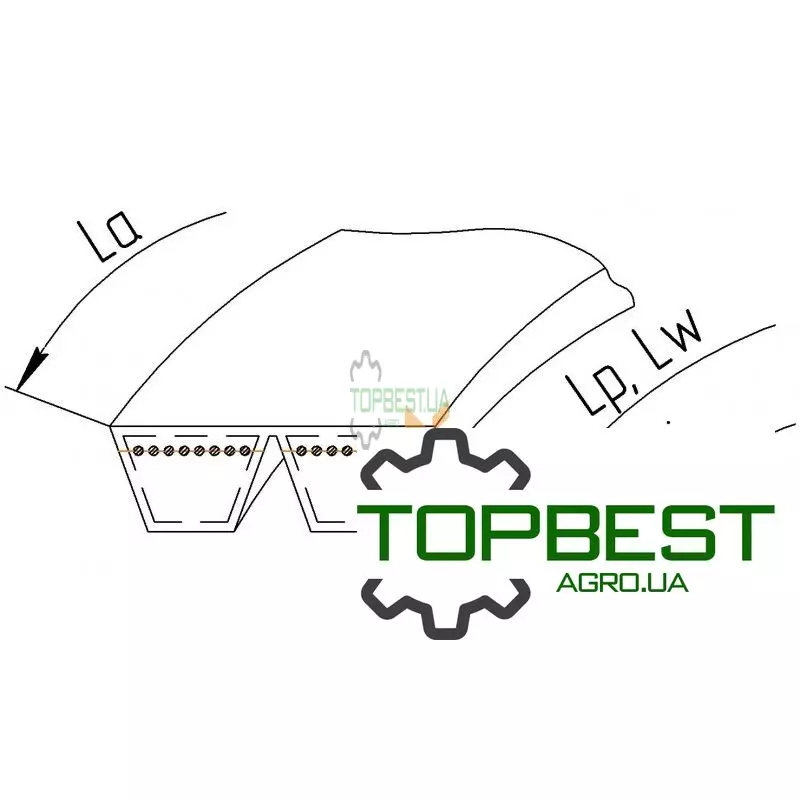 661378 Привідний ремінь Claas [Stomil Harvest]