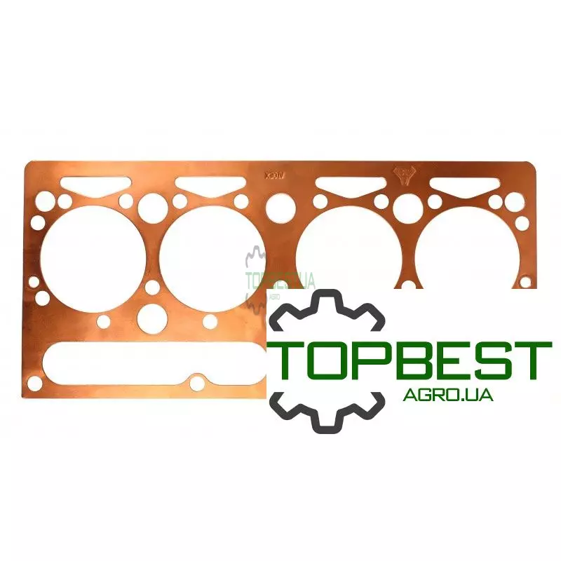 744391M1 Прокладка головки циліндрів двигуна Massey Ferguson