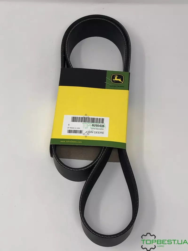 R205438 Ремінь 12PK1430  John Deere