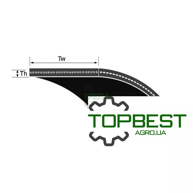 Z21403 Ремінь плоский John Deere [Gates Agri]