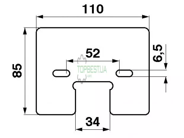 80190084 Скребок гумовий транспортера комбайна