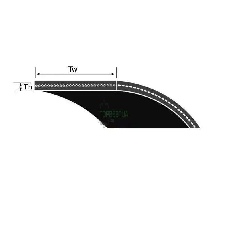 Z21403 Ремінь плоский John Deere 140x5x3300 Harvest Belts [Stomil]