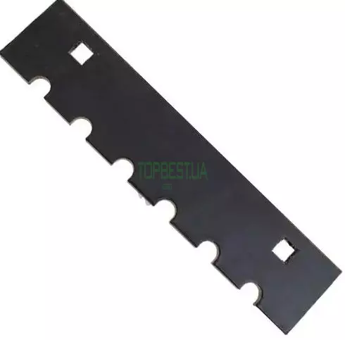 H165407 18528-88 Пластина бітеру JOHN DEERE, зубчаста комбайни STS, S серии (Cametet)